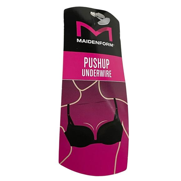 Maidenform Womens Bra Size 36C Push Up Underwire Style P00695 Convertable Strap - Picture 10 of 11